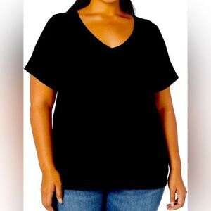 Amazon Essentials Women's Plus Size Short-Sleeve V-Neck TShirt, 6x NWOT